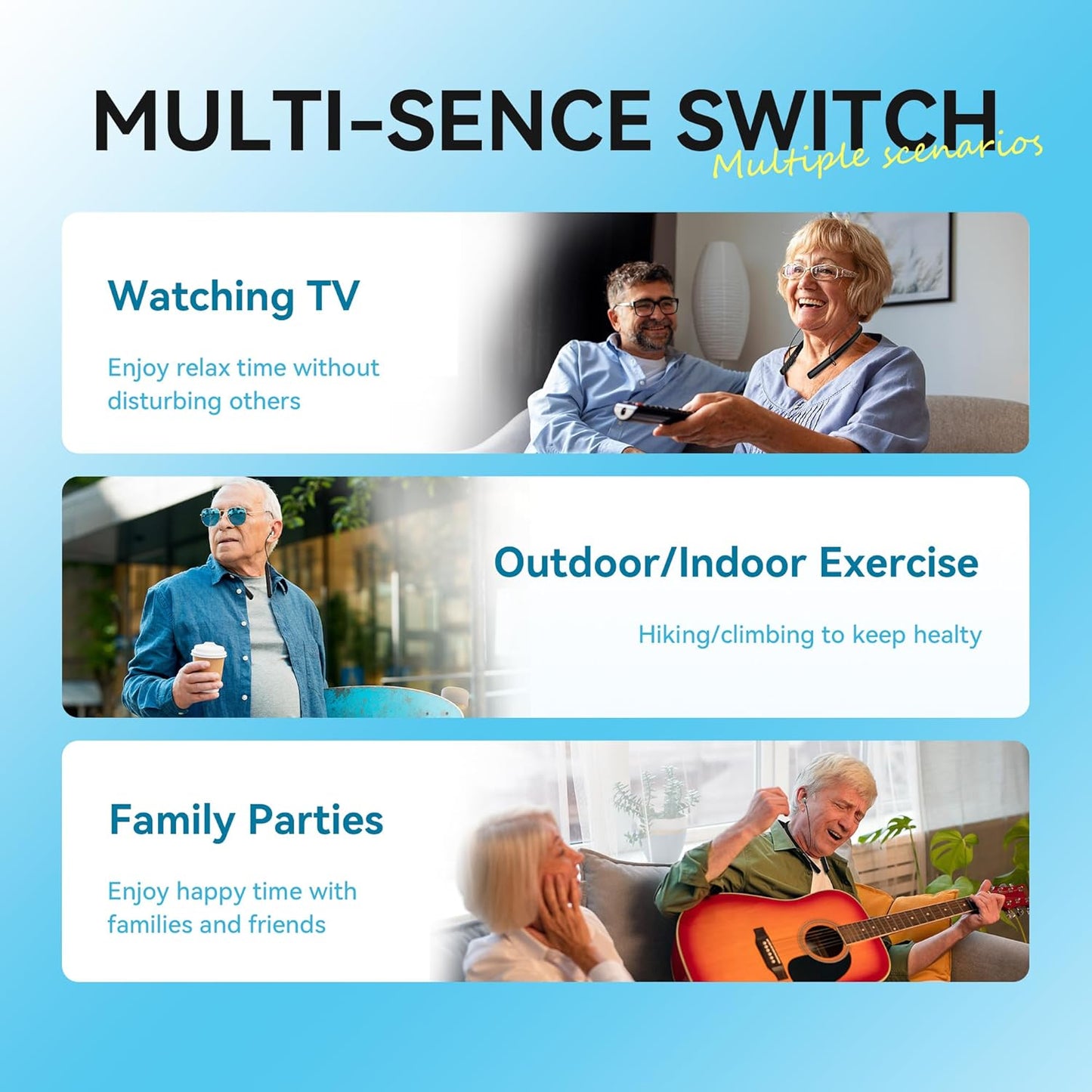 🌎Ends Today: 88% OFF!⏰👂Revitalize your ears again💖 💥 LIMITED TIME OFFER!🔥Advanced Bone Conduction Smart Hearing Aid