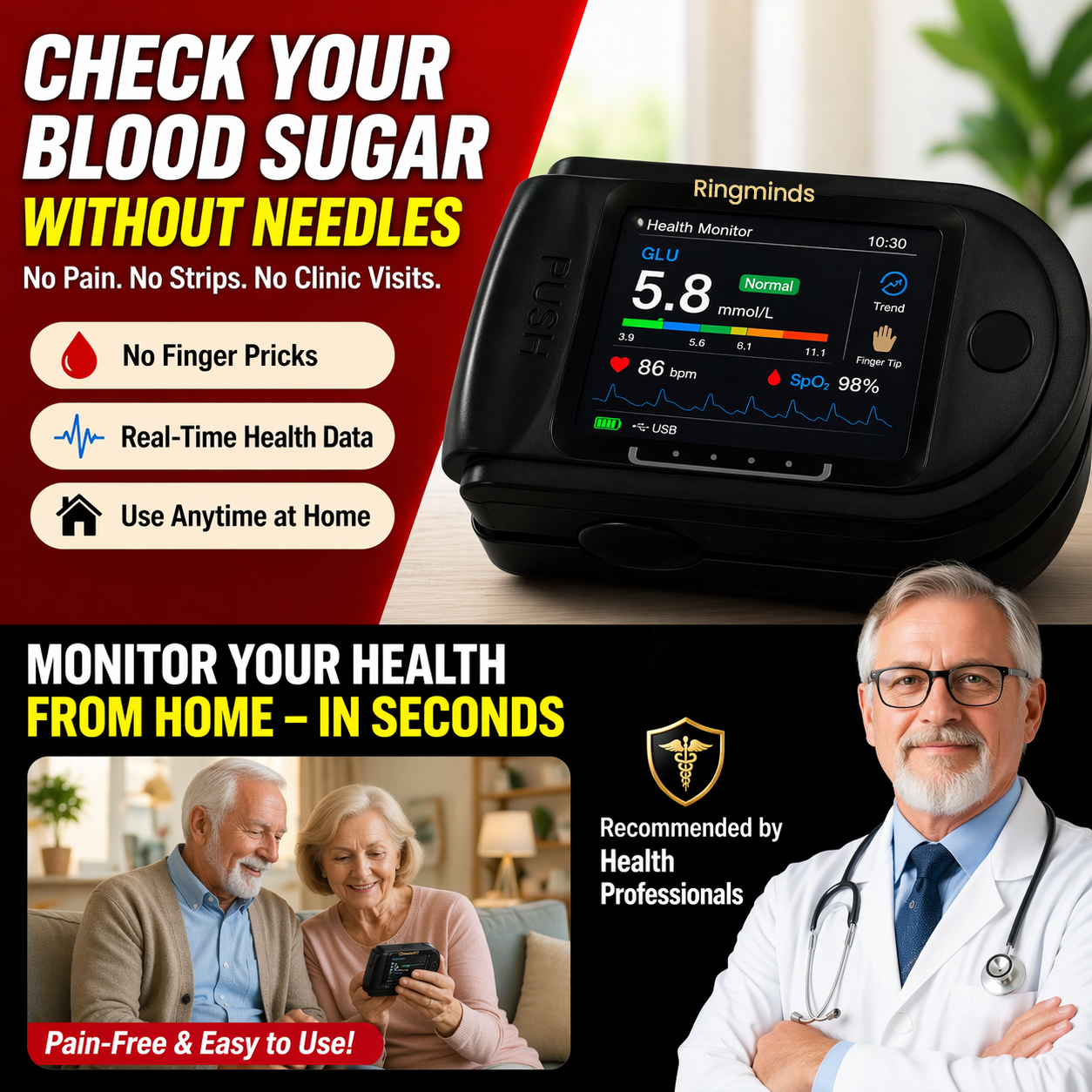 Ringminds™ | High Precision (99.9% Accuracy) | TGA Certified