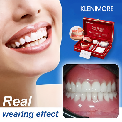 Ends Today: 70% OFF! ⏰ KLENIMORE™ Custom-Fit Smile Support Set — Strong Hold & Natural Look 🦷
