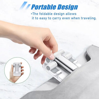 A fully foldable universal mobile phone stand