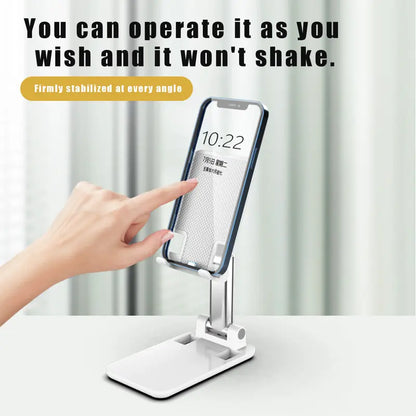 A fully foldable universal mobile phone stand