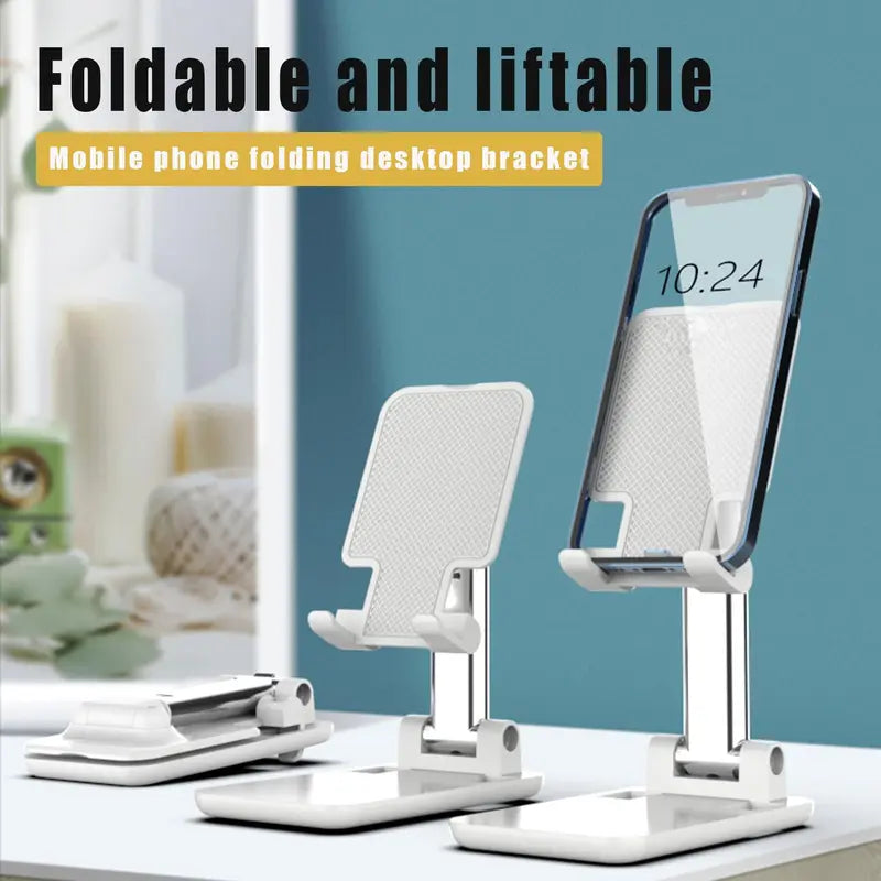 A fully foldable universal mobile phone stand