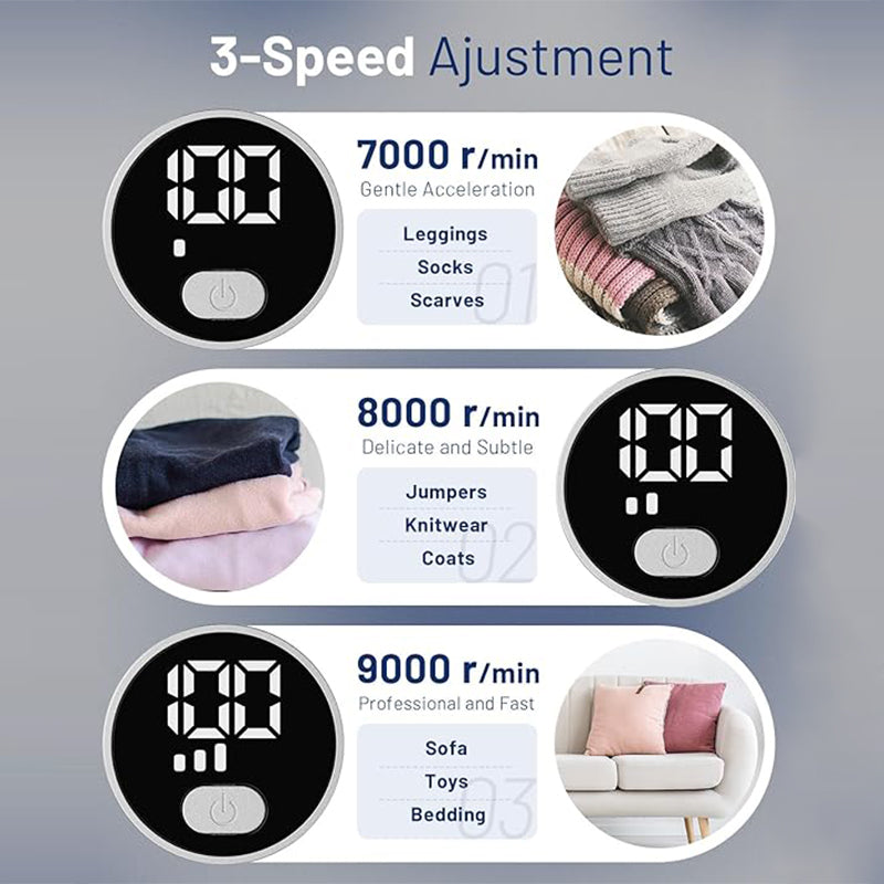 🔋USB-Charging Sweater Shaver