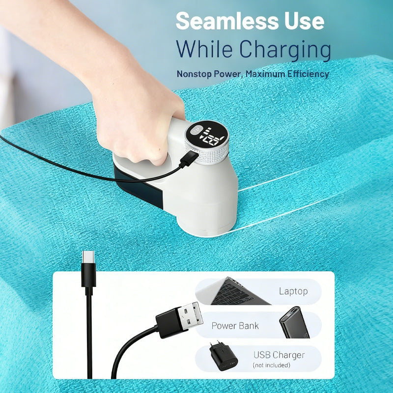 🔋USB-Charging Sweater Shaver