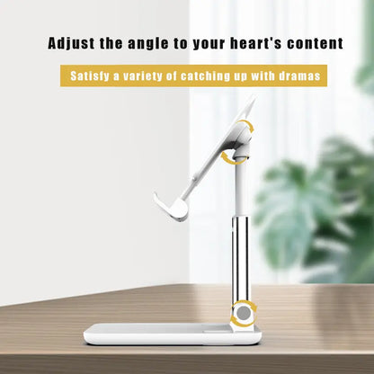 A fully foldable universal mobile phone stand