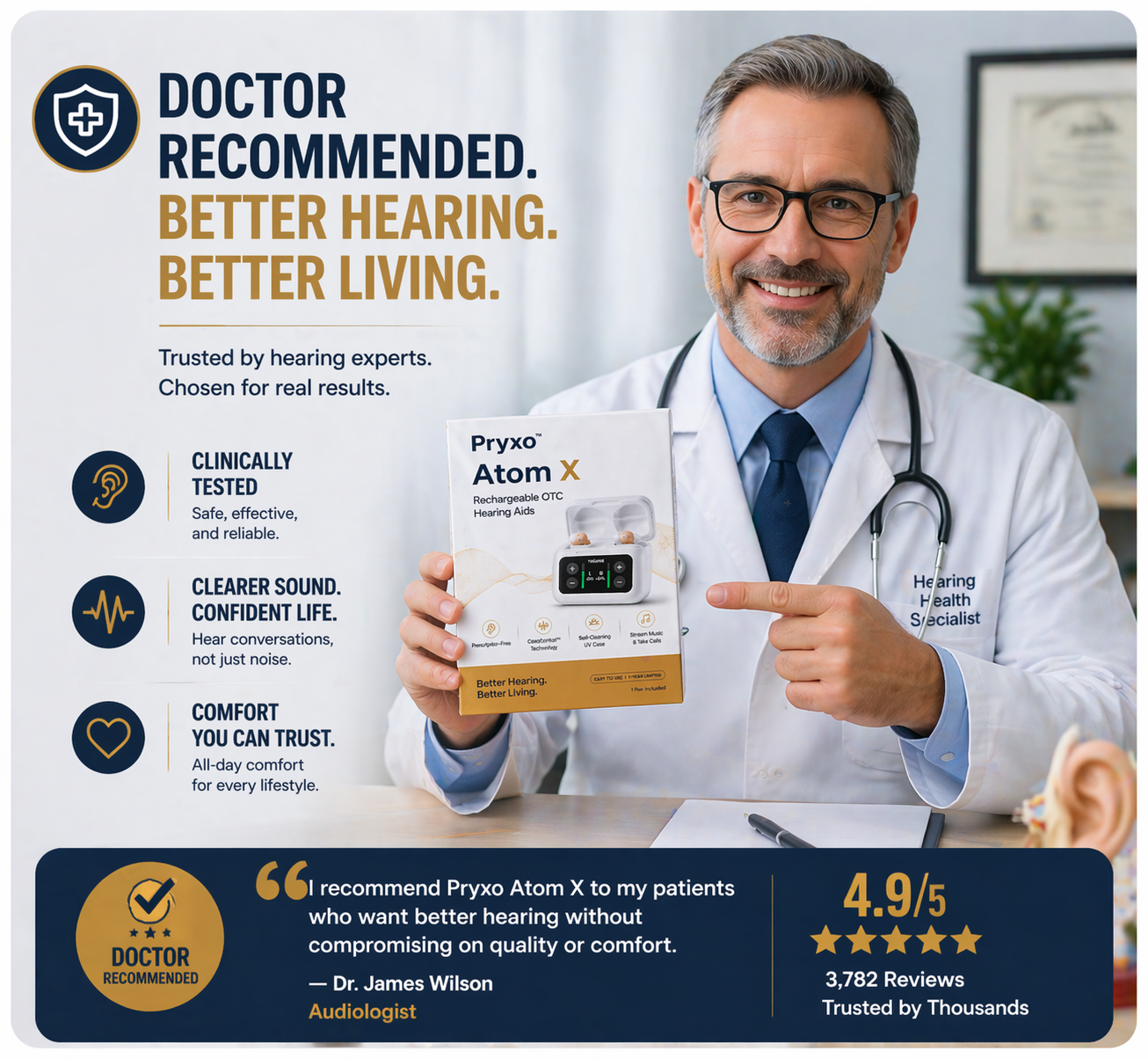 🔥 Today Only! KLENIMORE™ Atom X Smart Hearing Aids — Hear Clearly, Feel Confident Again 💖
