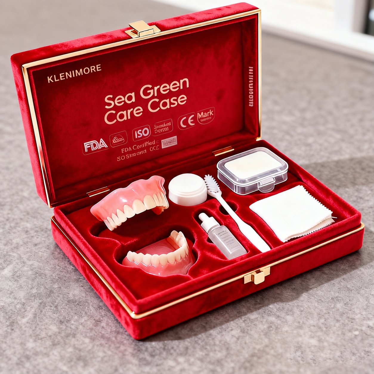 Ends Today: 70% OFF! ⏰ KLENIMORE™ Custom-Fit Smile Support Set — Strong Hold & Natural Look 🦷