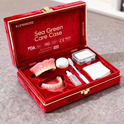 Ends Today: 70% OFF! ⏰ KLENIMORE™ Custom-Fit Smile Support Set — Strong Hold & Natural Look 🦷