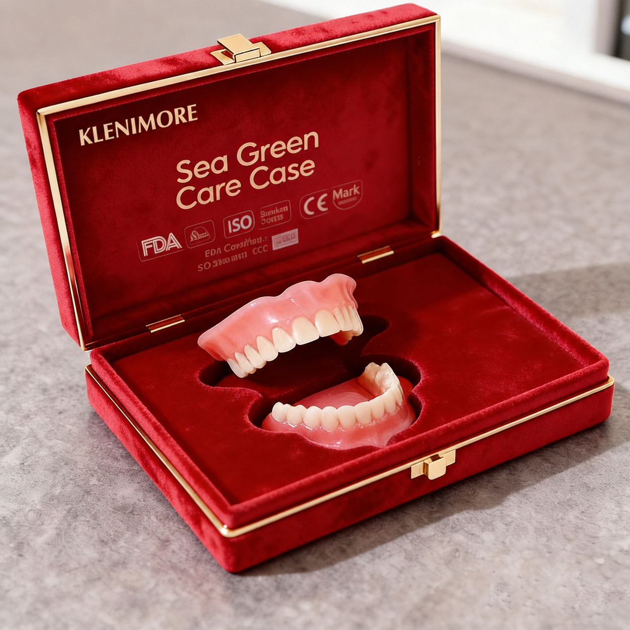 Ends Today: 70% OFF! ⏰ KLENIMORE™ Custom-Fit Smile Support Set — Strong Hold & Natural Look 🦷