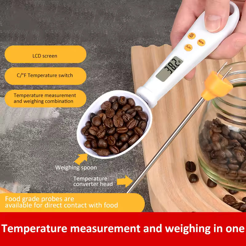 🔥Hot Sale（💥50%OFF）🔥Thermometric weighing spoon🥄