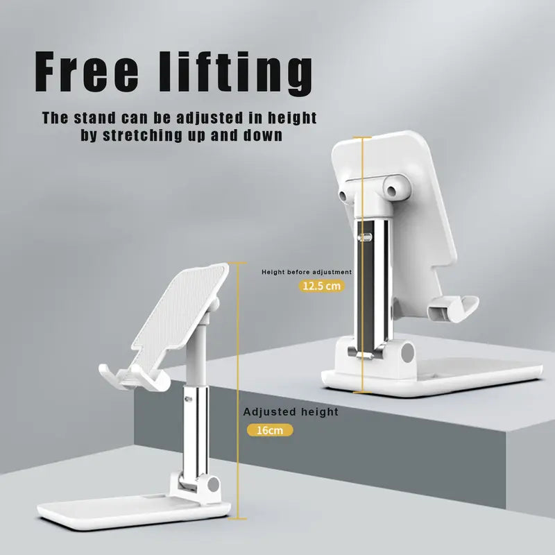 A fully foldable universal mobile phone stand