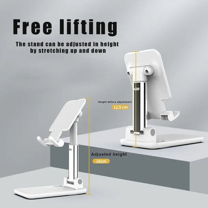 A fully foldable universal mobile phone stand