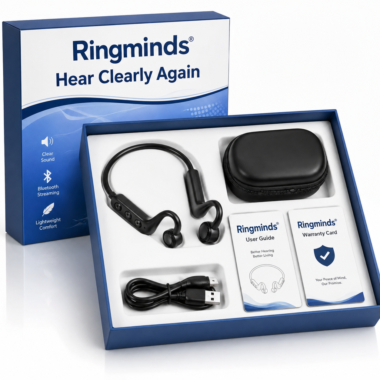 🌎Ends Today: 88% OFF!⏰👂Revitalize your ears again💖 💥 LIMITED TIME OFFER!🔥Advanced Bone Conduction Smart Hearing Aid